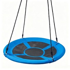 40 Inch Saucer Tree Swing HeavyDuty 900Lb Waterproof Blue Kids Outdoor