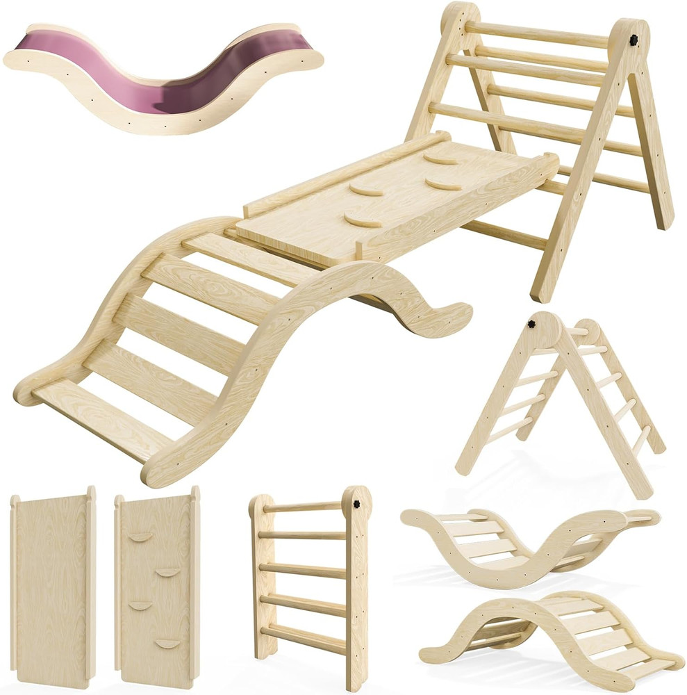 TRIANGULO PIKLER 5 EN 1 PLEGABLE ESCALADA PARA INTERIOR RAMPA ARCO ESTERILLA