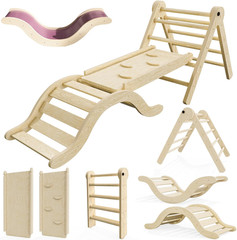 TRIANGULO PIKLER 5 EN 1 PLEGABLE ESCALADA PARA INTERIOR RAMPA ARCO ESTERILLA