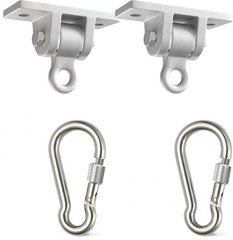 Jungle Gym Kingdom Swing Set Hangers – 2 Heavy Duty Brackets with Locking Snap H