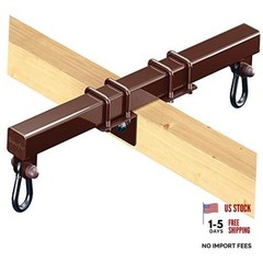 Swingset Conversion Bracket – No Tree, No Problem, Convert Your Swingset Brown