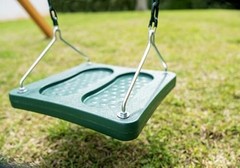 Swing-N-Slide NE 5041 Stand-Up Swing with 14″ x 14″ Swing Base and Coated