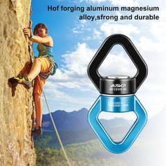 , Black Blue Swing Swivel, 30 KN Safest Rotational Device Hanging Accessory