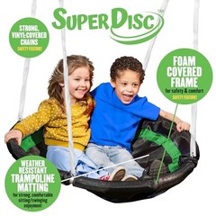 SuperDisc Swing Set with SuperDisc Swing. 5 User Capacity, Easy Assembly,