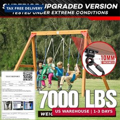 [Premium] Swing Hanger, Heavy Duty 10MM Solid Swing Set Hardware, Swing Hooks Sc