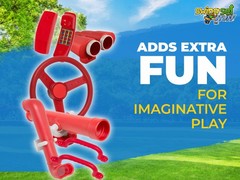SWING SET STUFF DELUXE ACCESSORIES KIT RED park accessory playground parts 0245