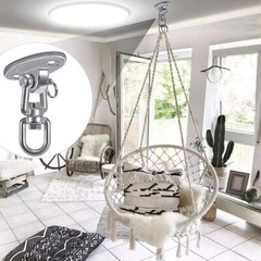 304 Stainless Steel Heavy Duty Swing Hangers 360° Swivel Hook For Hammock