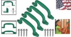 Set of 4 Safety Playground Handles,Swing Set Kids Safety Hand Grips for Plays…
