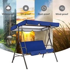 Swing Canopy for Outdoor Patio Swing Chair 2/3 Seater Waterproof Porch Swing …