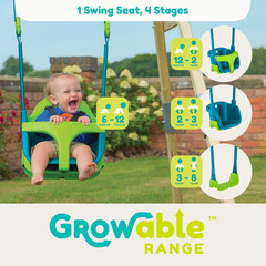 Toys Baby Swing – Comfy Toddler Swing Seat, Kids Outdoor Toys, Quadpod Adjustabl