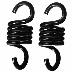 Porch Swing Springs, Black Patio Swing Parts Porch Swing Springs Heavy Duty 2…