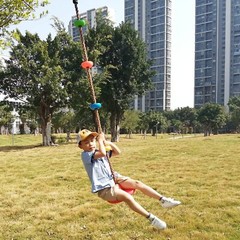 Tree Climbing Rope and Kids Disc Swing Seat Set Outdoor Backyard Playground A…