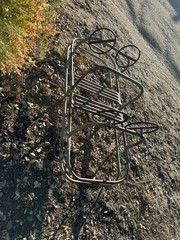 Vintage 1950’s Steel 2-Seater Car 5ft X 2ft School Playground Equipment