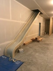 22ft Fiberglass Playground Slide sites 11 ft high boat, pool slides