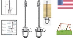 Heavy Duty Swing Hangers with 1800LB Limit – Complete Installation Kit Included
