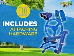 SWING SET STUFF DELUXE ACCESSORIES KIT BLUE playground fort hardware park 0245