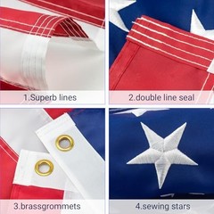 American Flag 3x5FT Outdoor Heavy Duty for High Wind Areas – USAFLAG3X5FT-01