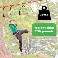 3-Pack Kids Monkey Bars for Backyard & Indoor – Hanging Monkey Bars Ninja Lin…