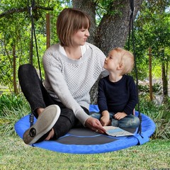 700Lbs Spinner Swing Kids Round Mat Swing Great for Tree, Swing Set Backyard
