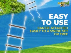 SWING SET STUFF 18″ ROPE LADDER climb fort wood children accessory outdoor 0114