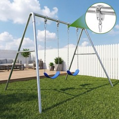 2 Pcs 2-3/8″ Heavy Duty Swing Hangers Set Steel Pipe Hanger Cast Aluminum a F…