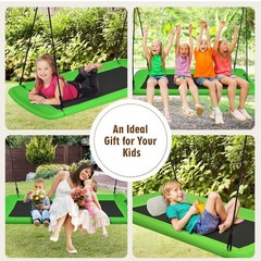 Green Multi-Person Swing 700 Lb. Giant 60 In. Platform Tree Swing Outdoors New ✅