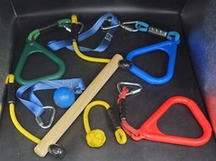 Gorilla Line Climbing Rope Swing Set Outdoor|Backyard Playground