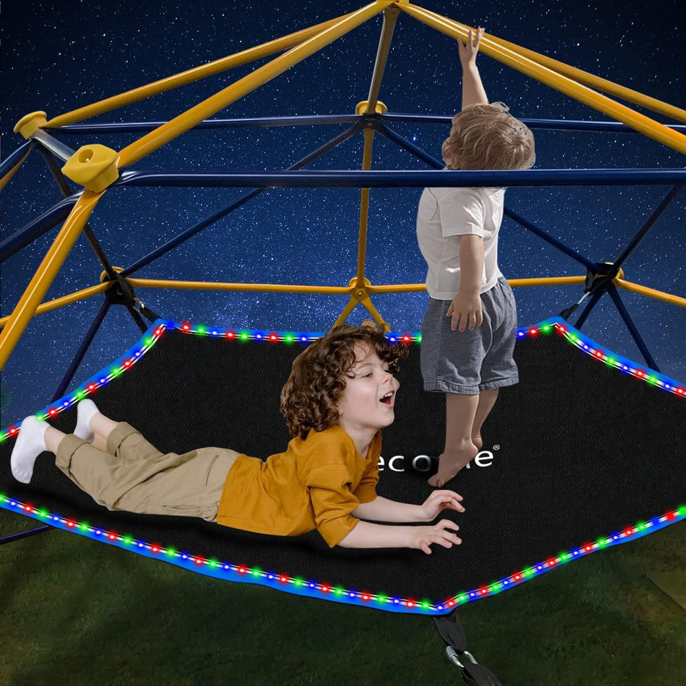 Climbing Dome Hammock with Light Canopy – 300 LB Capacity, Fits 10×5 Ft