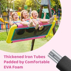 60” Rectangle Platform Tree Swing Kids & Adults Giant Flying Swing