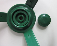 Outdoor Playground Swing Set Steering Wheel Heavy Duty Plastic Green 12”