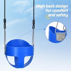Swing Sets for Backyard, 440lbs Heavy Duty A-Frame Metal Swing Stand with 1