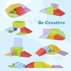 7-Piece Foam Climbing Blocks for Toddlers & Babies 1-5: Ultimate Indoor Play …