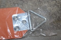 NOS 2 Vintage Playground Swing Seats Heavy Duty Metal Ring Comfortable