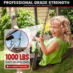 1000LB Heavy Duty Hanging Swing Chain, 6mm Thick 304 Stainless Steel Hanging …