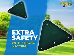 SWING SET STUFF INC. STEEL TRIANGLE BRACE LARGE (GREEN) attachment sturdy 0273
