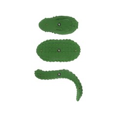 Atomik Rock Climbing Holds 3-Piece Alligator in Green