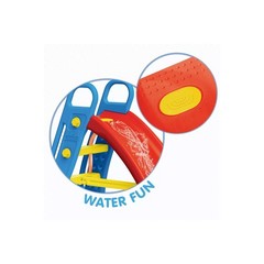DOLU Big Water Slide – Colorful Plastic Outdoor Water Slide, Attach to Garden…