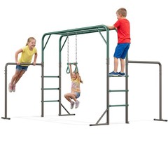 Monkey Bars w/ Climbing Frame Gymnastics Bars 400lbs Heavy Duty Outdoor for Kids