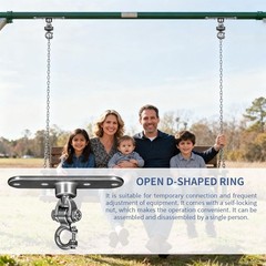 Heavy Duty Swing Hanger Smooth Operation 180° & 360° Swivel Bearings 1