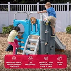 Step2 Scout & Slide Kids Outdoor Playset, Backyard Playground Set, Climber