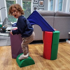 Children’s Foam Climbing Blocks 11Pc Set with Safety Rounded Edges