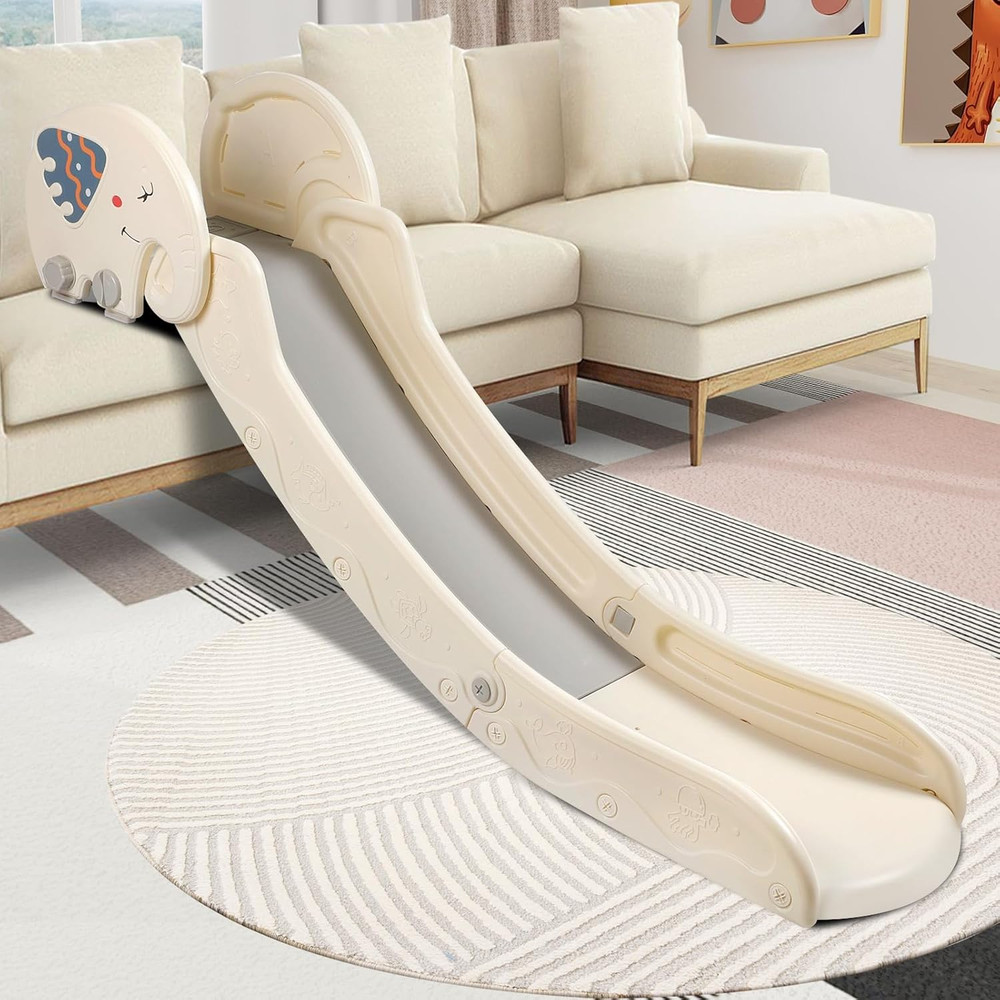 Indoor Couch Slide for Toddlers 1-3, Kids Baby Toddler Slide, Add-On for Modular