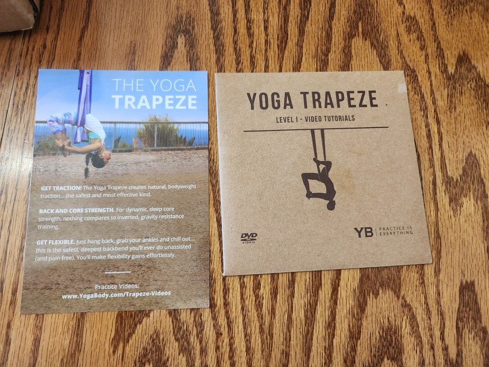 Yoga Trapeze Swing level 1 YB Set for Home & Outdoor | Easy Setup New in box