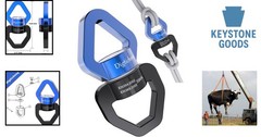 Heavy Duty 35KN Swing Swivel for Tree, Aerial & Indoor Use – Aluminum Alloy, …