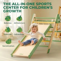 Montessori Pikler Triangle ROBUD 7in1 Foldable Climber