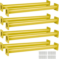 Playground Equipment Monkey Bars Playset Attachment – Set of 8 Yellow Powder Coa