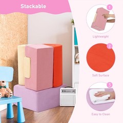 Climbing Toys for 1 Year Old, Toddler Climbing Toys Indoor 6-Piece