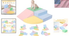 Educational 4-Piece Toddler Climbing Blocks – Soft, Safe, and Engaging Play