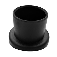 Timyrimy 1.5″/38mm Porch Swing Replacement Feet, Black Horseshoe-Shaped Plastic