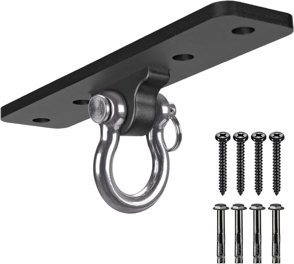 Swing Hanger Ceiling Mount Heavy Duty Anti-Rust with 180° & 360° Bearings Pun…